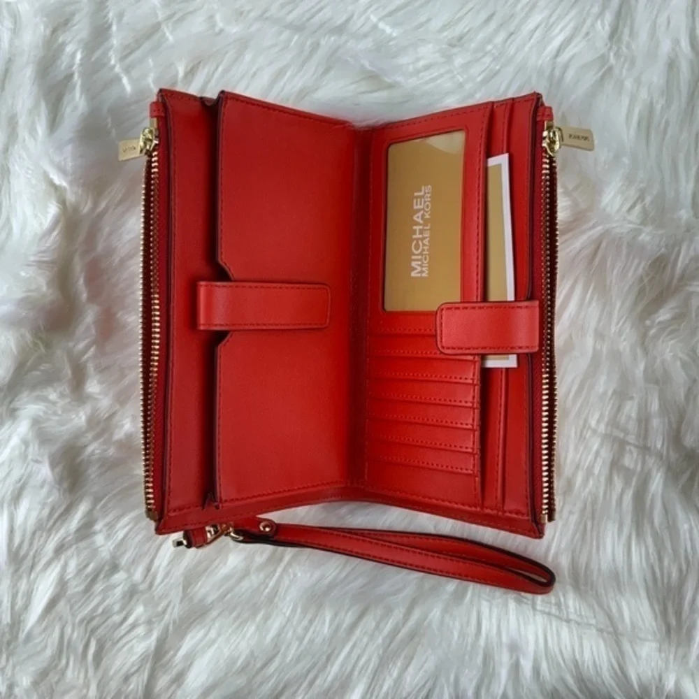 Michael Kors Leather Wristlet
